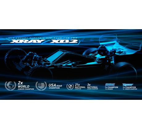 XRAY XB2C'25 - 2WD 1/10 ELECTRIC OFF-ROAD CAR - CARPET EDITION